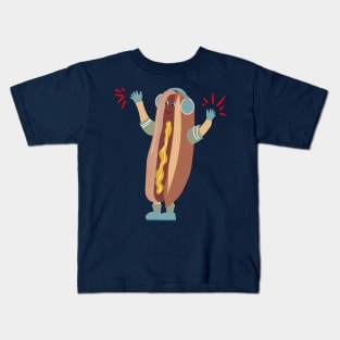 Original Dancing Hot Dog Funny Gift Kids T-Shirt